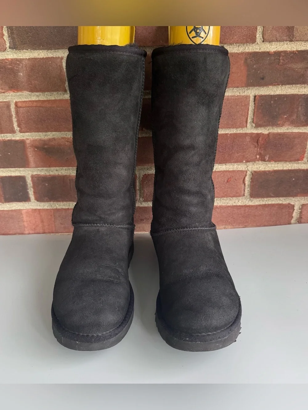 UGG Classic Tall II Black Sheepskin Boots Women’s US 9 M Style 1018224